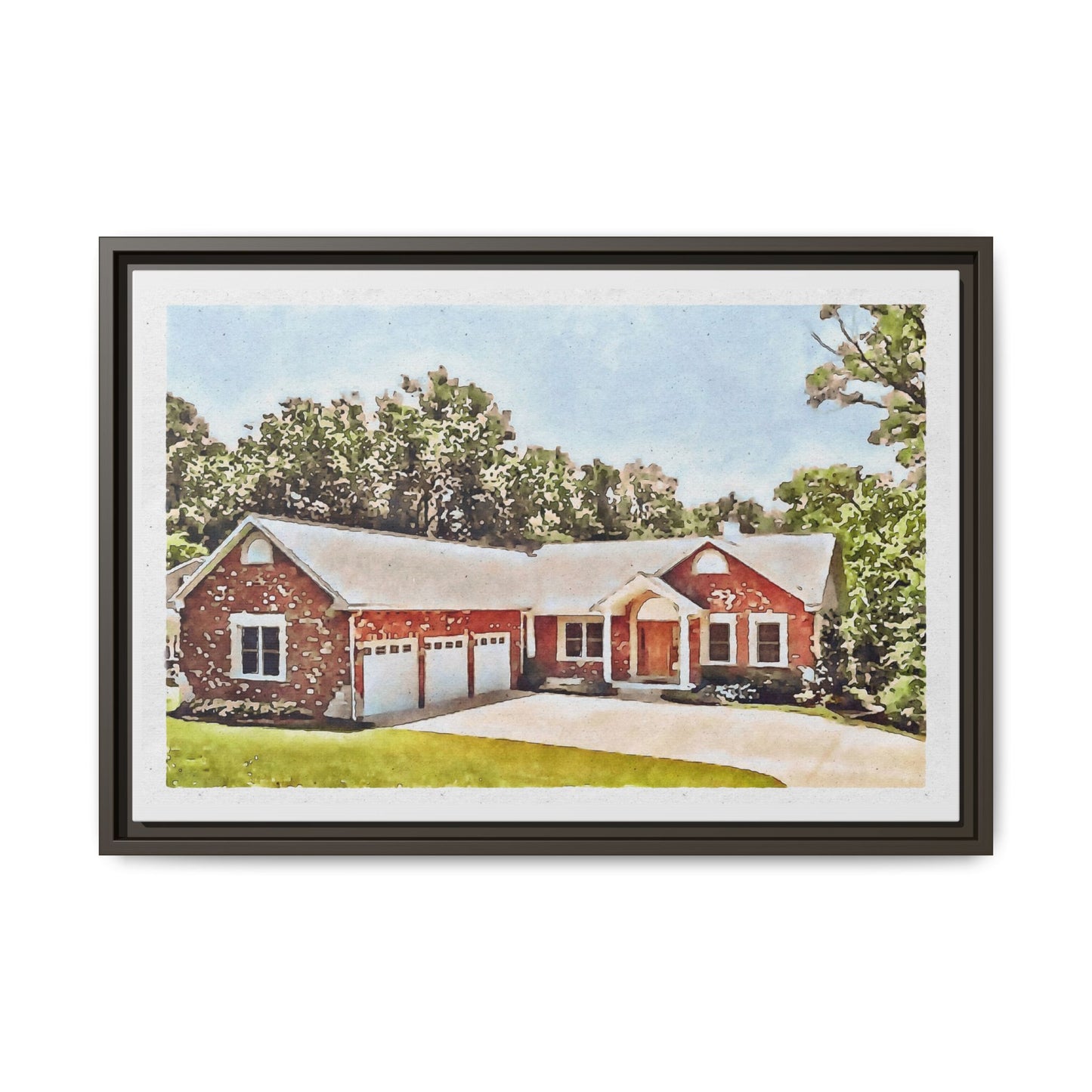 1810 Thursby - Matte Canvas, Framed