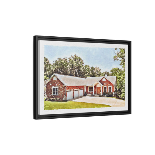 1810 Thursby - Matte Canvas, Framed