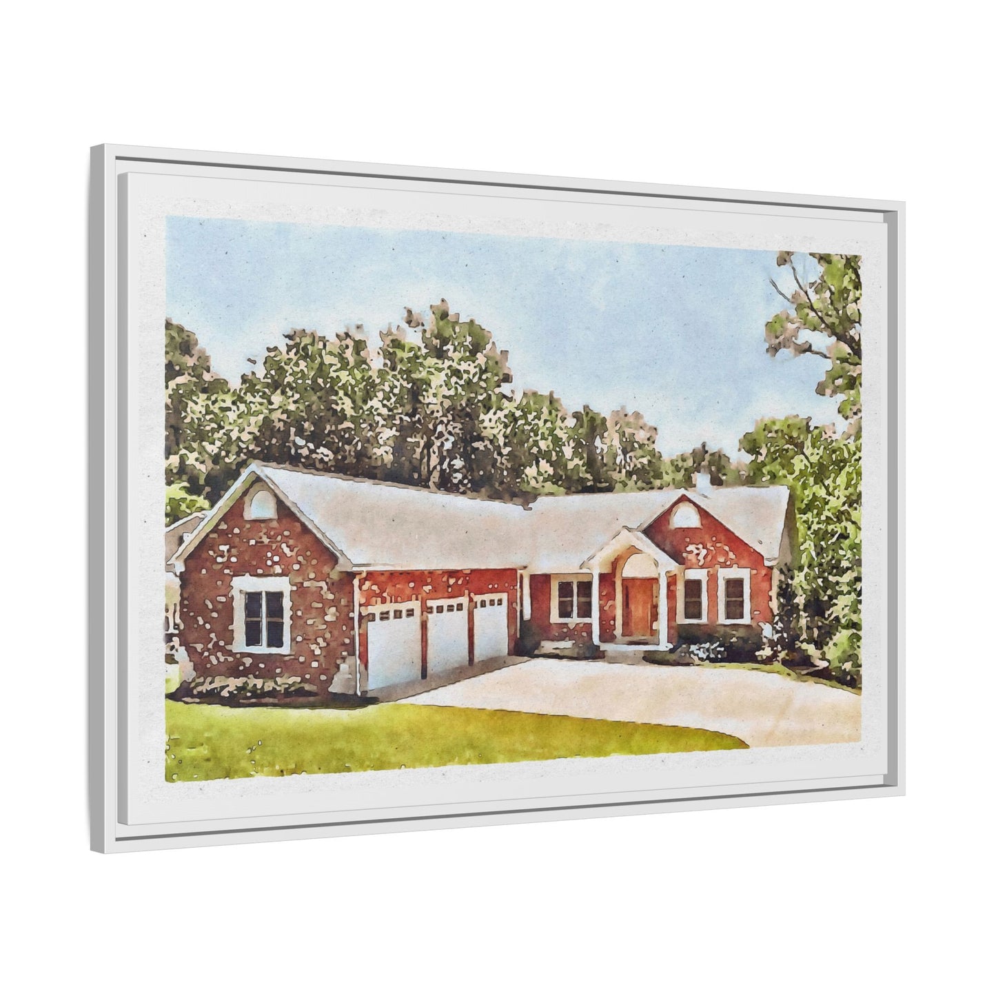 1810 Thursby - Matte Canvas, Framed