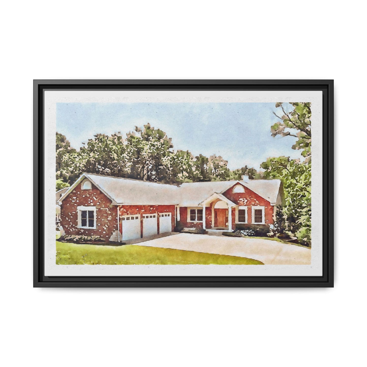 1810 Thursby - Matte Canvas, Framed