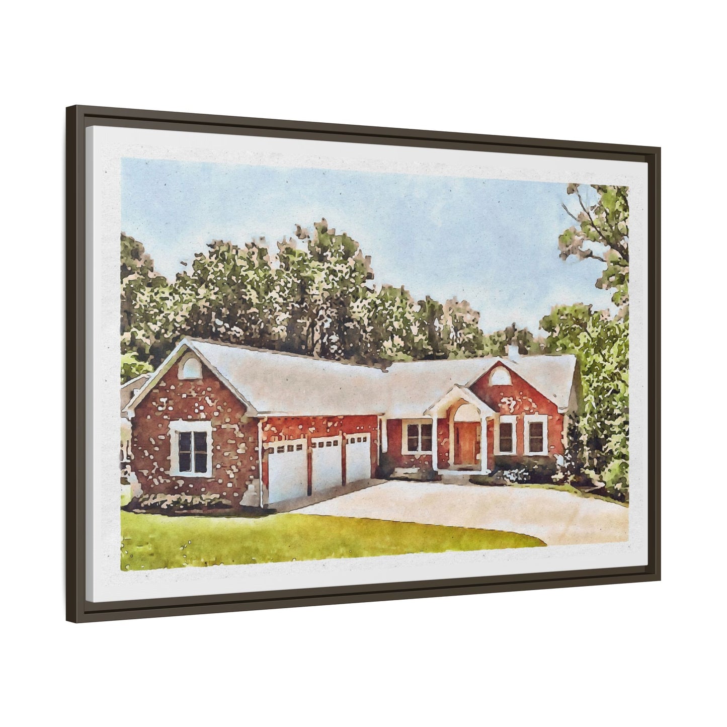 1810 Thursby - Matte Canvas, Framed