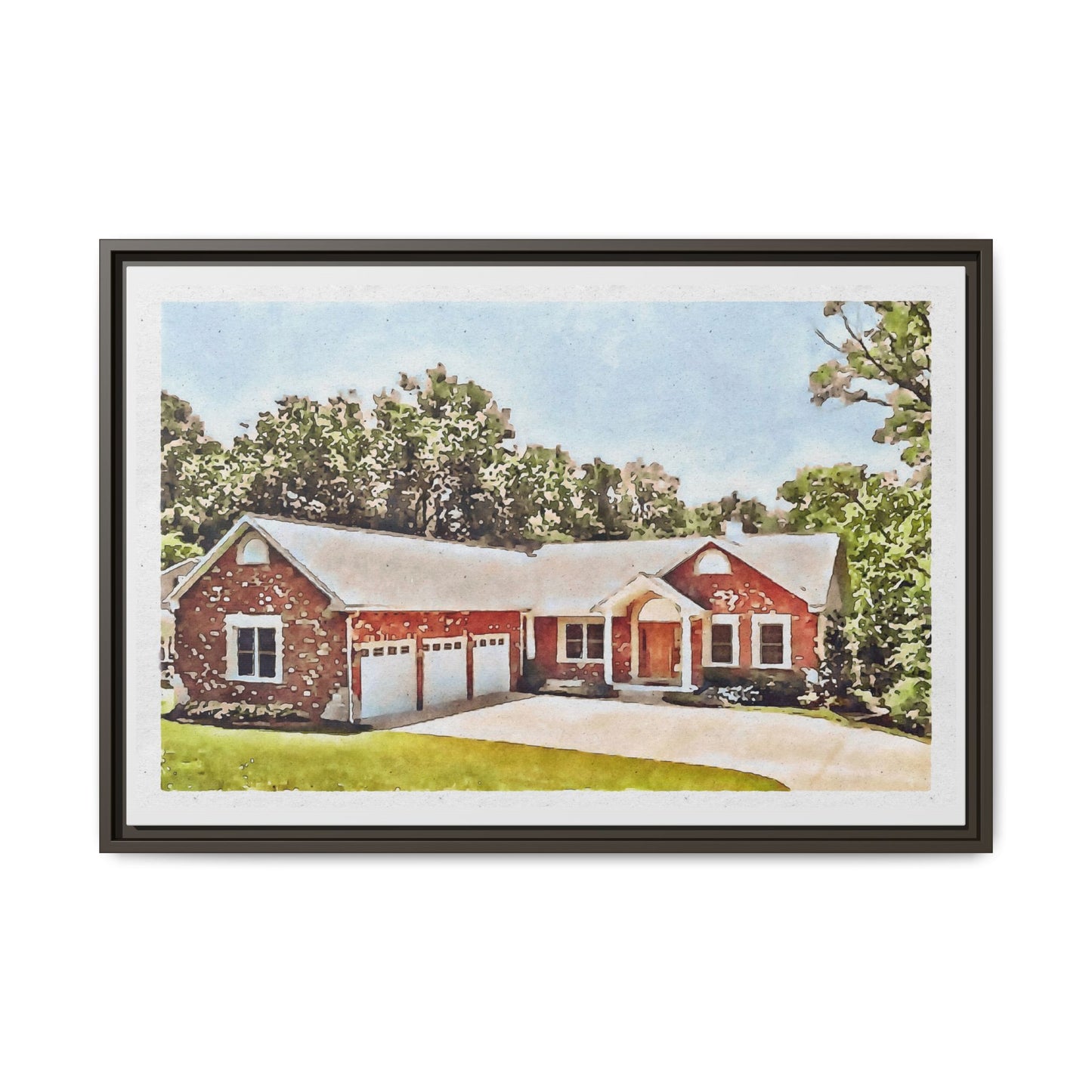 1810 Thursby - Matte Canvas, Framed